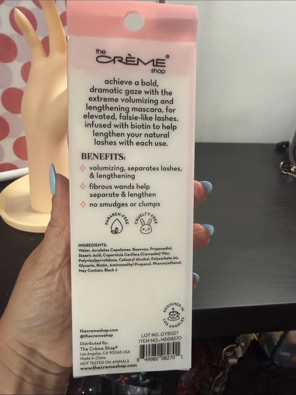 The Crème Shop 3D Mascara Dramatic Duo NEW
